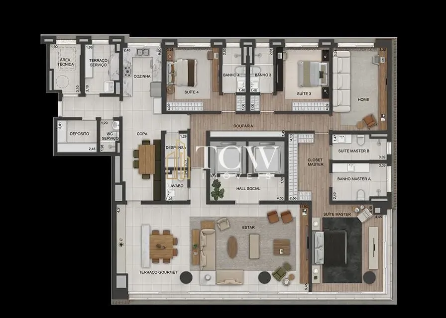 Imagem Apartamento à venda no bairro Moema - São Paulo/SP, Zona Sul