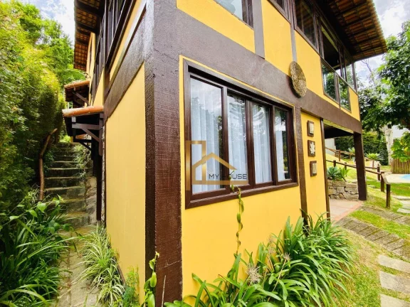 Imagem Casa de campo dentro de condomínio à venda, 188 m² - Vargem Grande - Teresópolis/RJ