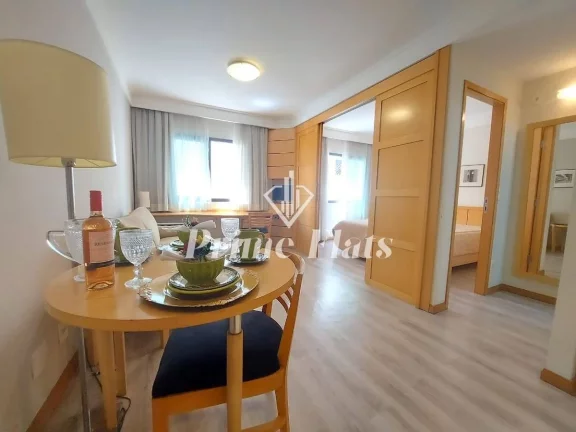 Imagem Flat disponível para locação no Green Place Ibirapuera, com 35m², 1 dormitório e 1 vaga