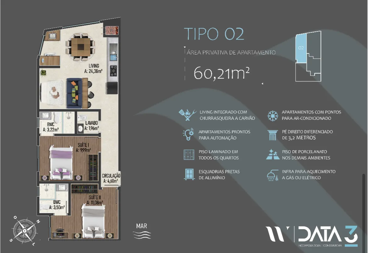 Imagem Apartamento 54m Umuarama-PR 55