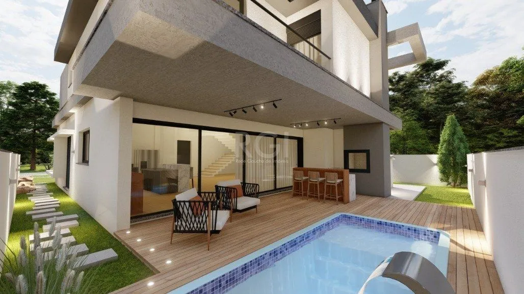 Imagem Sobrado para Venda - 308m², 4 dormitórios, sendo 4 suites, 2 vagas - Hípica
