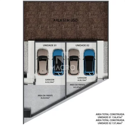 Imagem Geminado | Tifa Martins | 3 quartos (1 suíte) | 135m²
