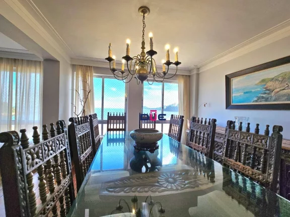 Imagem Apartamento 4 Quartos, 5 Banheiros, 2 Vagas, PÉ NA AREIA - José Menino - Santos