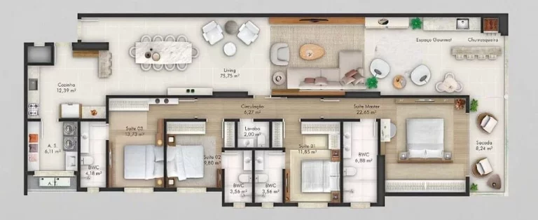 Imagem Praia Home Resort - Fase 2 - Apartamento à venda no bairro Ilhota - Itapema/SC