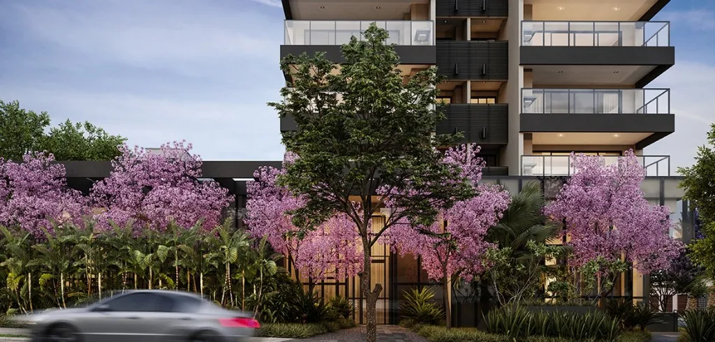 Imagem Aluguel de Apartamento de Luxo na Barra Funda, São Paulo-SP: 2 Quartos, 2 Suítes, 3 Banheiros, 2 Vagas de Garagem - 111m² - Edifício Domum Perdizes.