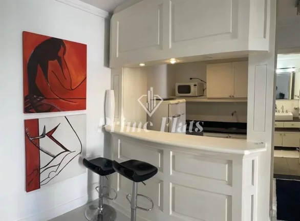 Imagem Flat disponível para locação no Roomo Itaim Bibi, com 42m², 1 dormitório e 1 vaga de garagem