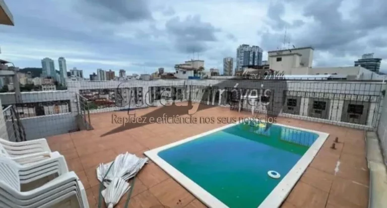 Foto do imóvel Cobertura em Santos á venda 4 dormitórios. em Rua Enguaguaçu