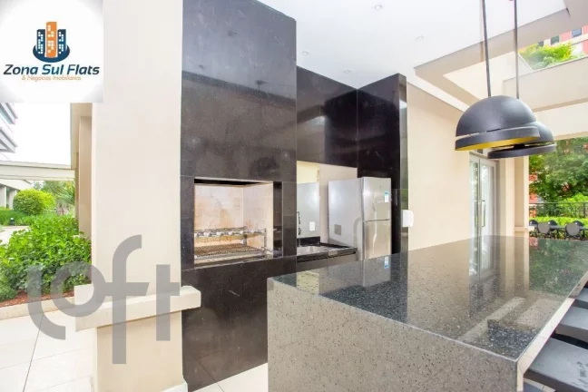 Imagem Apartamento Mobiliado à Venda No Alto da Boa Vista Com 2 Suítes e 2 vagas - Varanda Gourmet