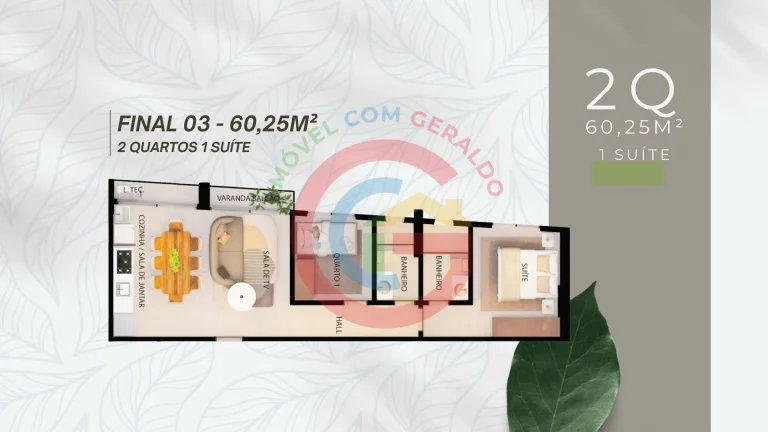 Imagem Apartamento 2Q - Minha Casa Minha Vida - Sinal apenas R$ 1.000,00