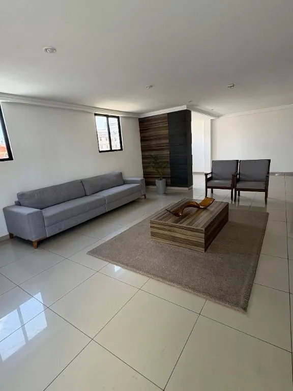 Imagem Apartamento com 98 m², vista mar, 3 quartos, mobiliado, 2 vagas e lazer completo em Manaíra, próximo à praia.