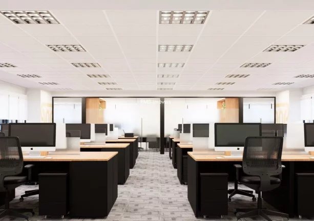 Imagem Conjunto comercial mobiliado com 170m² para locação.