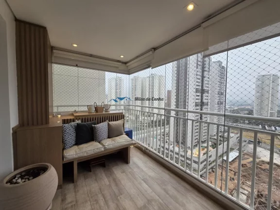 Imagem Lindo Apartamento para Venda no Condomínio Clube Domo Life, com 3 dormitórios, com 123m², 2 vagas, varanda Gourmet, Centro de São Bernardo do Campo