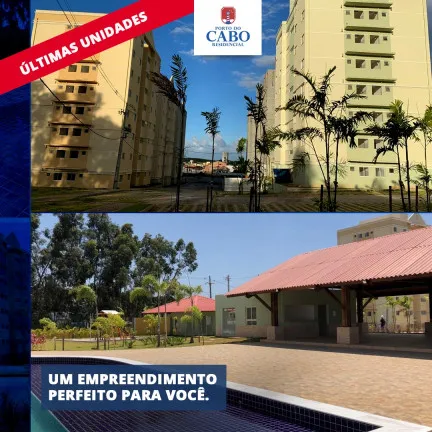 Apartamento com 2 Quartos à Venda ou Locação, 50 m² em Garapu - Cabo de Santo Agostinho