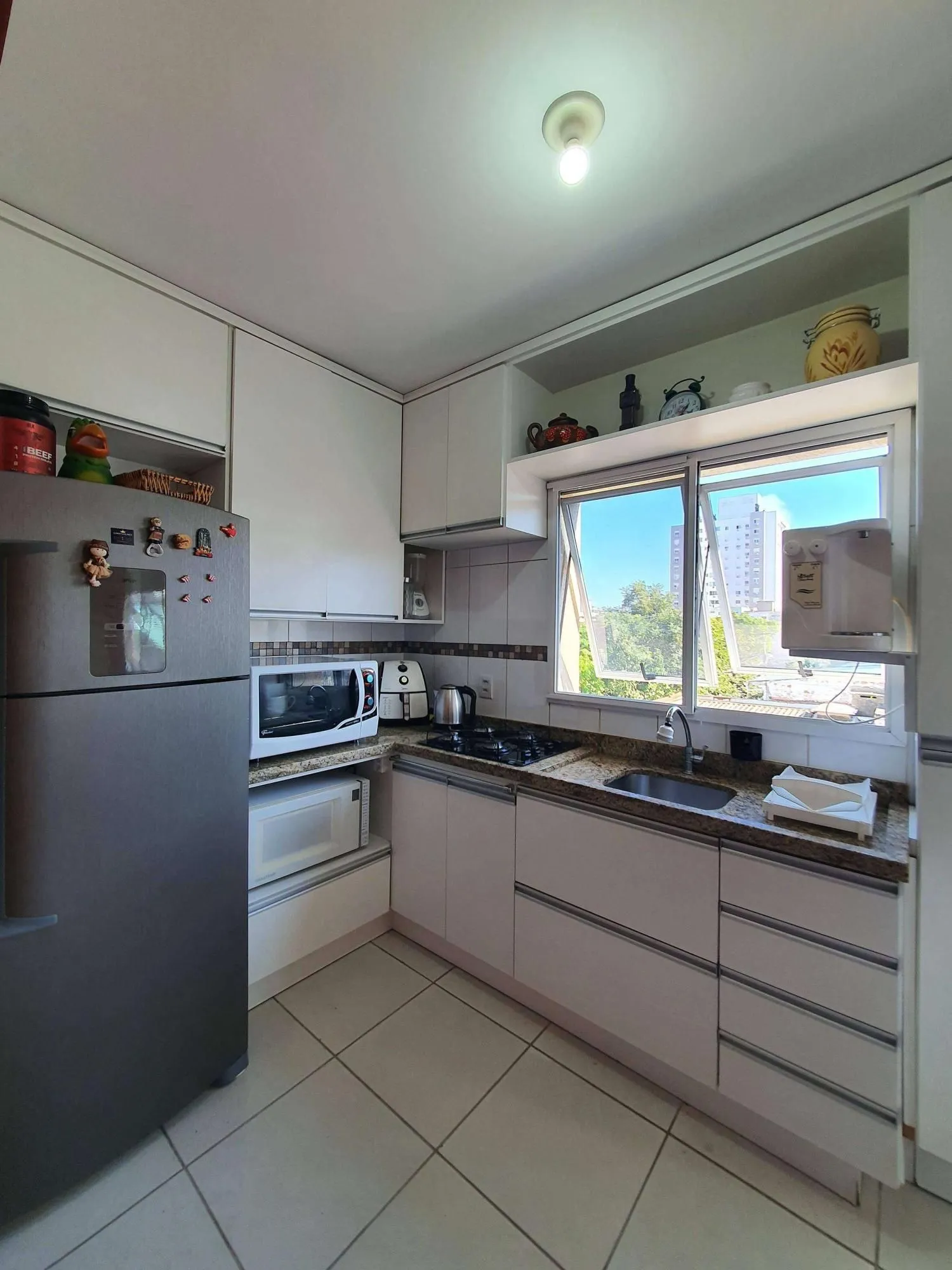 Imagem Apartamento mobiliado, pronto para morara com 2 dormitórios e 1 garagem