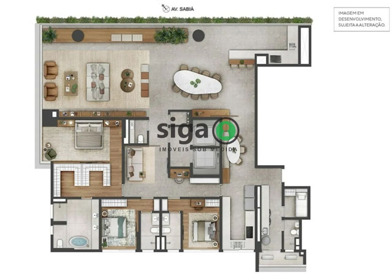 Imagem Apartamento para venda em Moema 03 Suítes, São Paulo - SP
