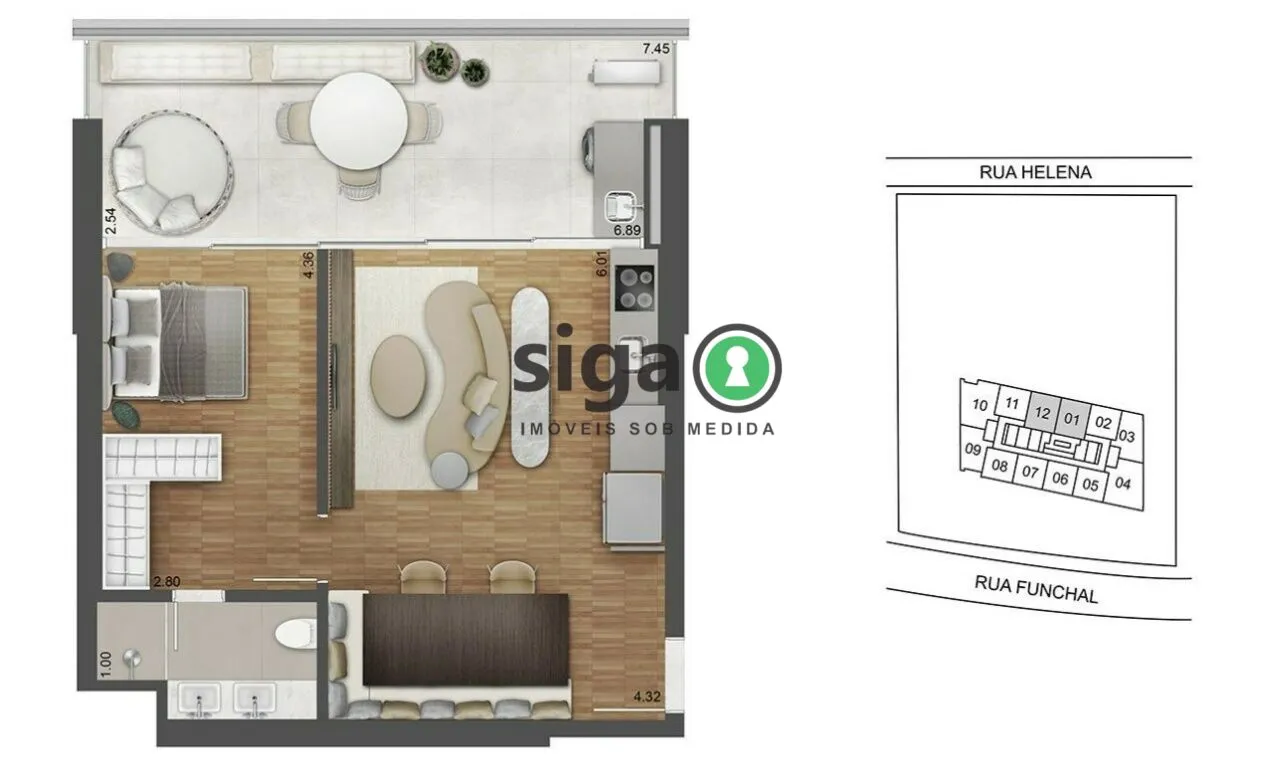 Imagem Apartamento para venda na Vila Olimpia, São Paulo - SP