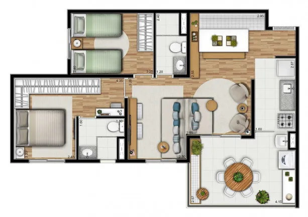 Imagem Apartamento com 3 Quartos à Venda, 68 m² em Jardim Vila Mariana - São Paulo