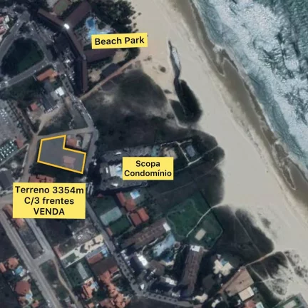 Imagem Porto das Dunas Terreno frente ao Beach Park a venda