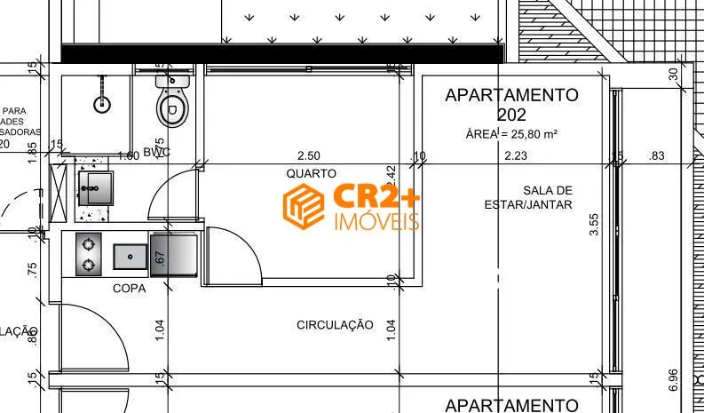 Imagem Vendo flat Mobiliado no Cupe - 26m² em Porto de Galinhas