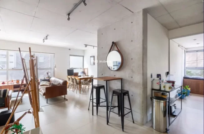 Foto do imóvel Apartamento à venda no Itaim, São Paulo-SP: 1 quarto, 1 banheiro, 1 vaga de garagem, 69m² de área