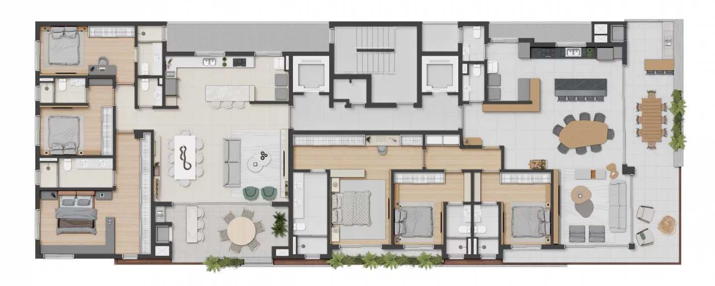 Imagem Apartamento 3 quartos sendo 2 suítes para venda no bairro Exposição em Caxias do Sul
