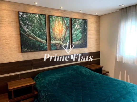 Imagem Flat disponível para locação no Edifício Mandarim no Brooklin, com 50m², 1 dormitório e 1 vaga