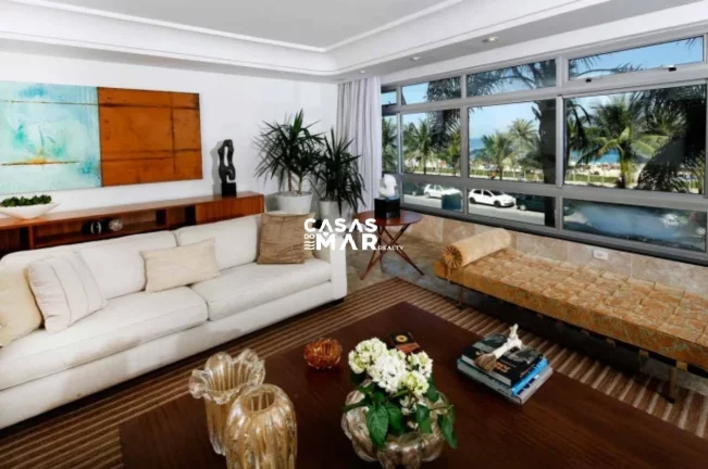 Imagem Apartamento de Luxo Frente Mar em Ipanema, RJ - 4 Quartos, 3 Suítes, 400m² - Mobiliado por Arquiteto Profissional