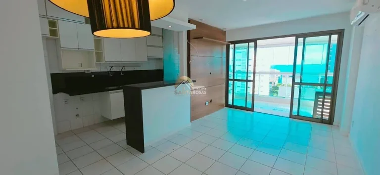 Imagem Vendo apartamento andar alto, 70m², 2 quartos com 1 suíte, varanda com fechamento Reiki e vista mar