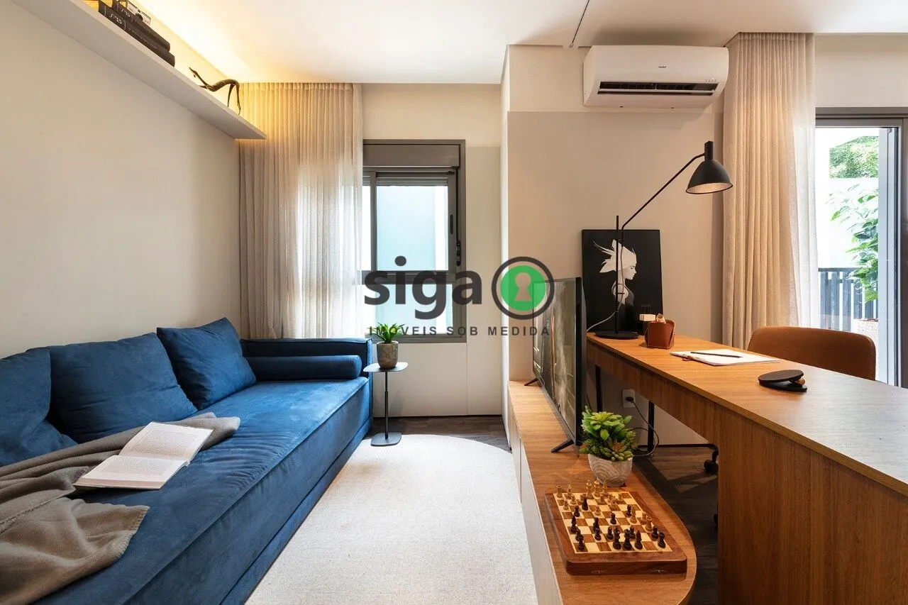 Imagem Apartamento de 45m² com 2 Dormitórios/Metrô Brooklin/ Chácara Santo Antônio/ Berrini - Chucri Zaidan