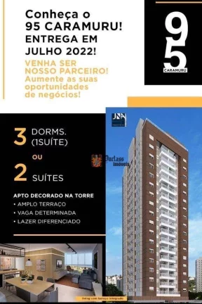 Imagem Apartamento com 3 dormitórios à venda, 76 m² a partir de R$ 973.600 - Saúde - São Paulo/SP