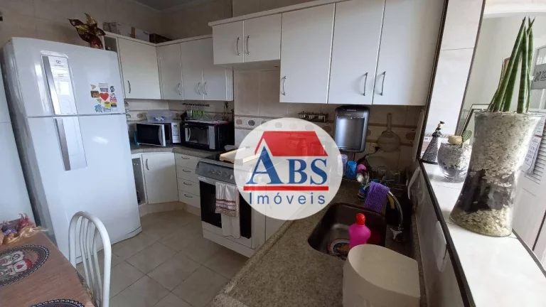 Imagem Apartamento com 3 dormitórios à venda, 110 m² por R$ 580.000 - Aparecida - Santos/SP Frente vista livre