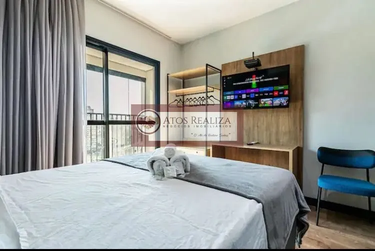 Imagem Estúdio charmoso no Centro Histórico de São Paulo - 25m², 1 quarto, 1 banheiro por R$ 340.000