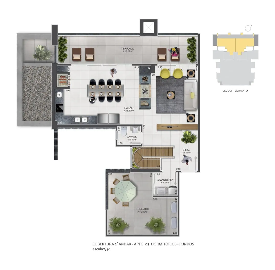 Imagem Apartamento à venda, com 3 quartos, 83,67m2