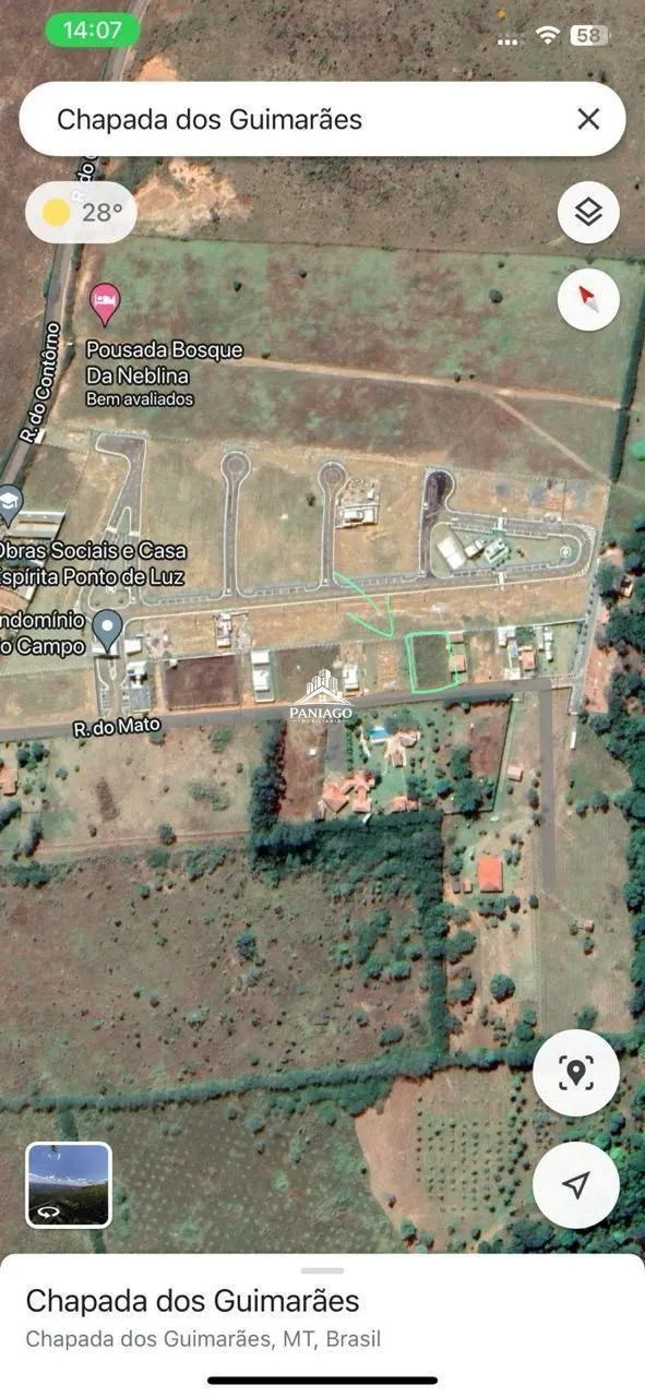 Imagem Terreno de 426 m² a Apenas 7 Minutos do Centro de Chapada Dos Guimarães/MT