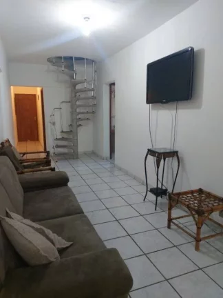Imagem Apartamento Duplex com 4 dormitórios, 218 m² - venda por R$ 1.100.000,00 ou aluguel por R$ 4.500,02/mês - Caiçara - Praia Grande/SP
