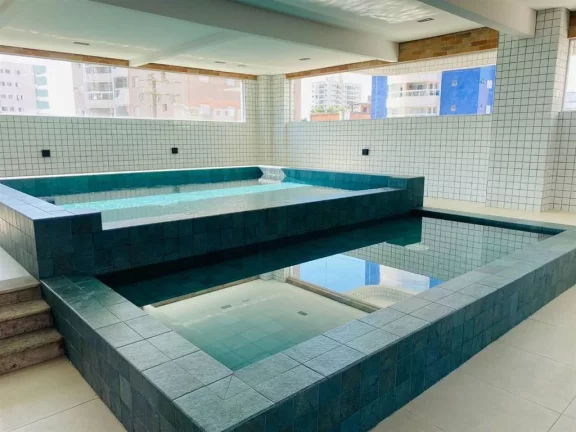 Imagem Apartamento com 2 dorms, Aviação, Praia Grande - R$ 325 mil, Cod: 1549