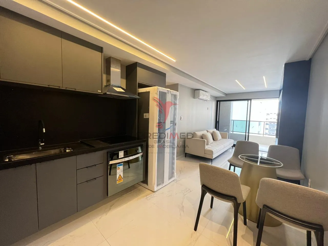 Imagem Apartamento de 2 Quartos,todo MOBILADO na praia de Tambau , João Pessoa