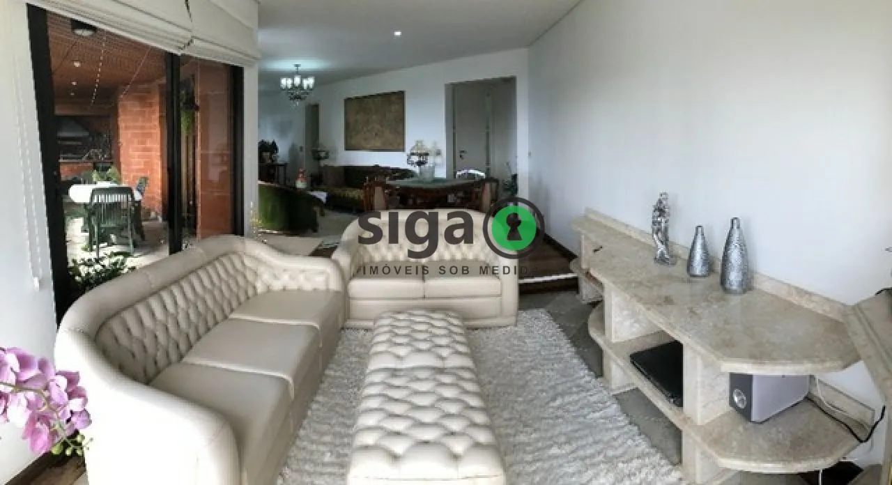 Imagem Apartamento no Panamby com 230 metros - 4 suítes - 5 banheiros - 4 vagas