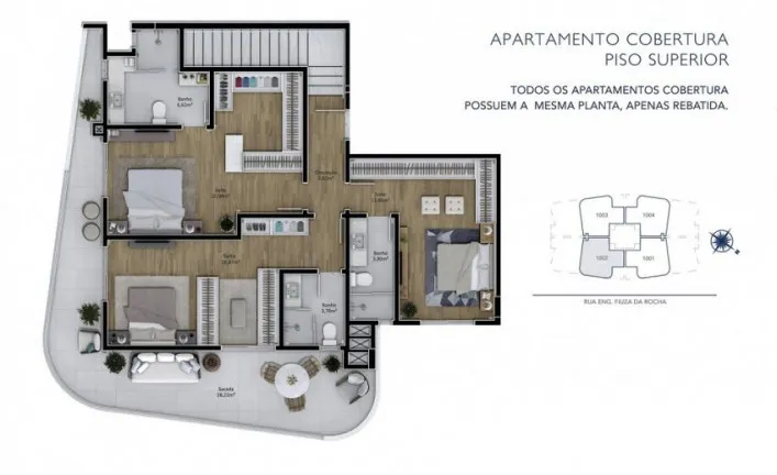 Imagem Apartamento com 4 Quartos à Venda, 208 m² em Lote Seis - Criciúma