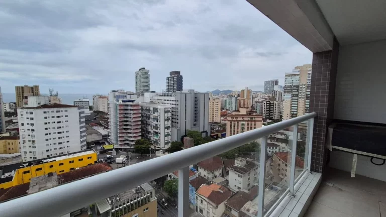 Imagem Excelente Apartamento de 74,46m2 com Vista Mar- Gonzaga