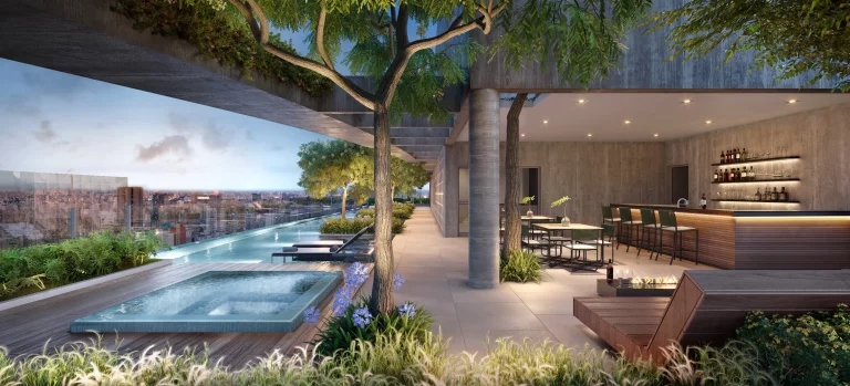Imagem Studio de Luxo em Condomínio Exclusivo em Higienópolis, São Paulo-SP: 1 Quarto, 1 Banheiro, 31m² de Área.