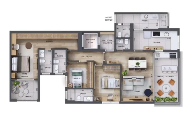 Imagem Apartamento à venda no bairro Perdizes - São Paulo/SP