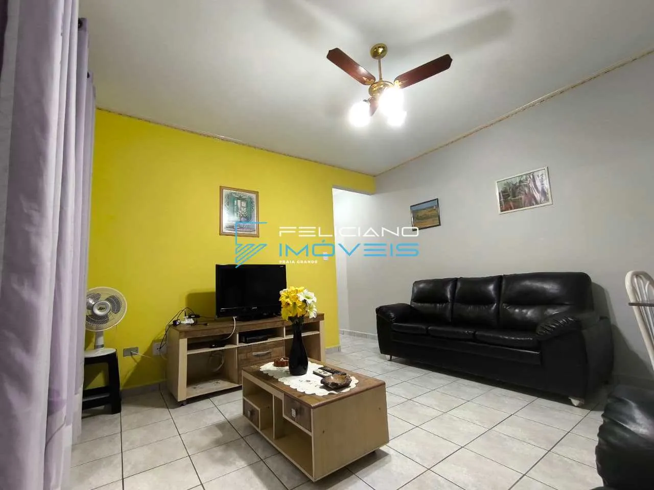 Imagem Apartamento com 2 quartos, Guilhermina, Praia Grande - R$ 450 mil, Cod: 7432