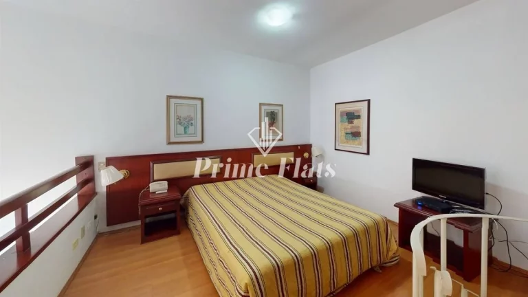 Imagem Flat disponível para locação no Place Vendome Flat Service em Moema, com 52m², 1 dormitório e 1 vaga