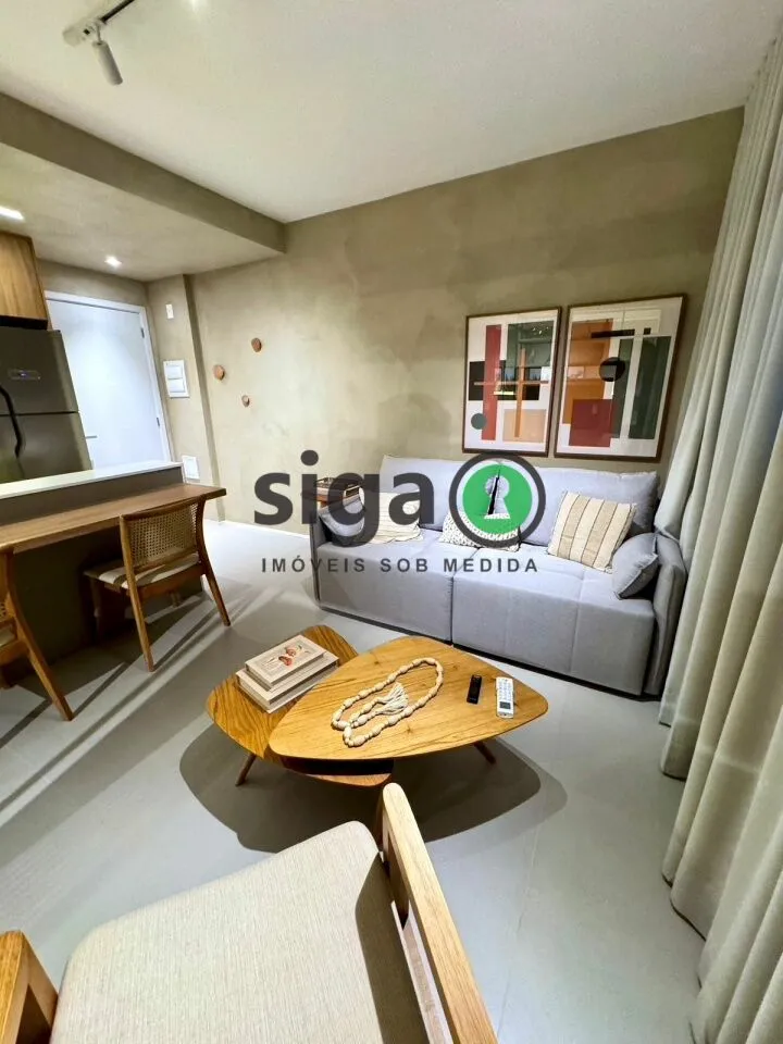 Imagem Apartamento para locação 38m² com vaga todo mobiliado localizado no eixo Berrini x Chucrizaidan.