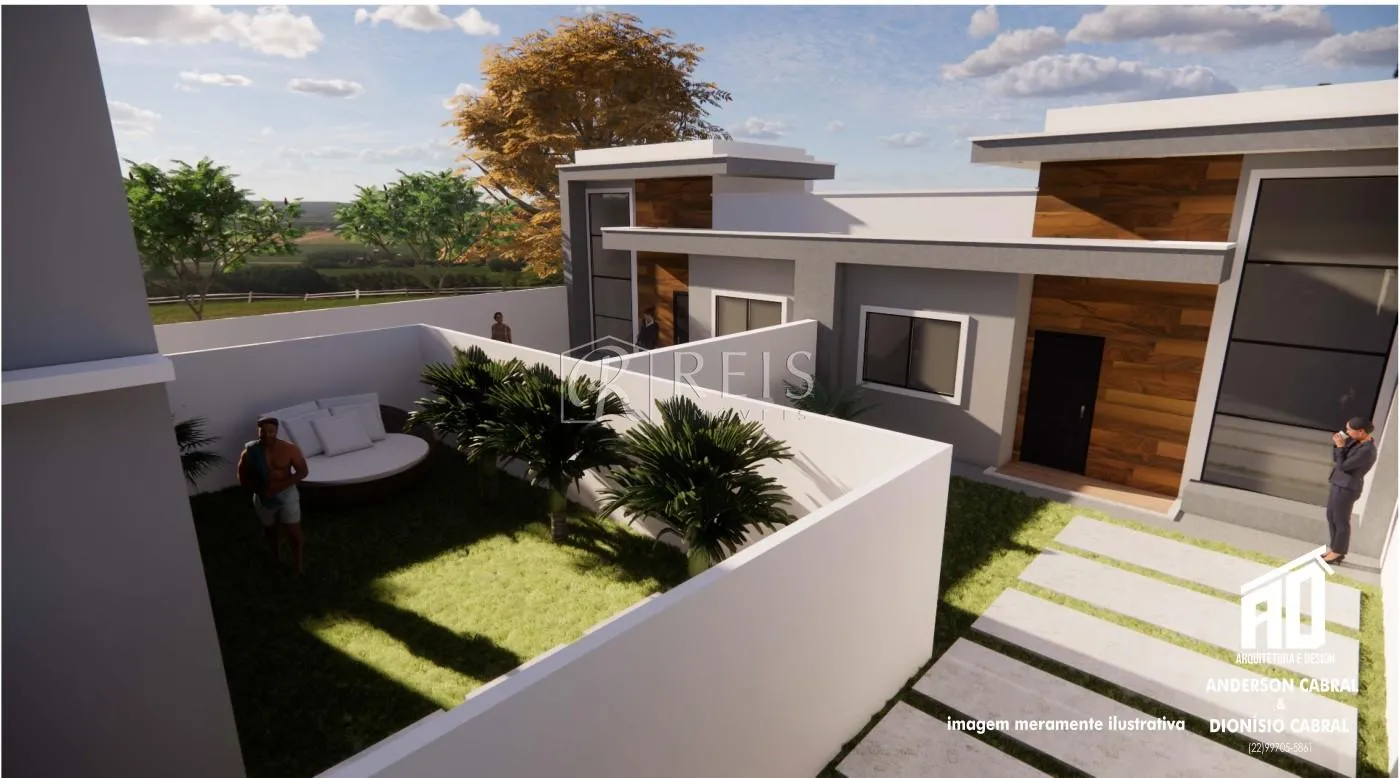 Imagem Casa para Venda em Rio das Ostras, Village Rio das Ostras, 3 dormitórios, 2 suítes, 3 banheiros, 1 vaga