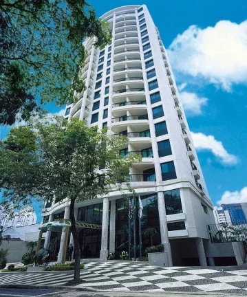 Imagem Flat disponível para venda no Estanplaza Ibirapuera, com 30m², 1 dormitório e 1 vaga