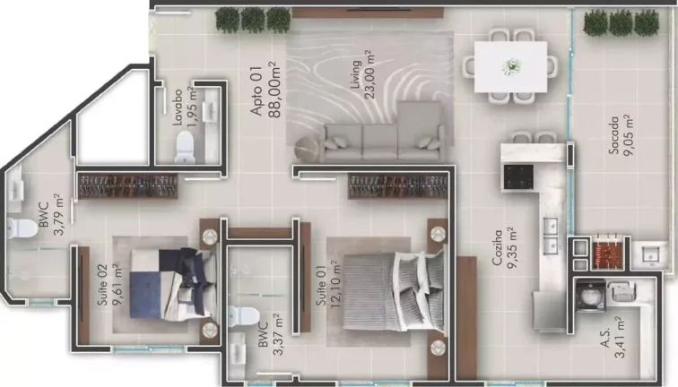 Imagem Nelson Santos - Apartamento à venda no bairro Centro - Itapema/SC