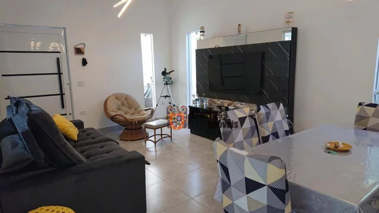 Imagem Casa com 3 dormitórios à venda, 107 m² por R$ 890.000,00 - Massaguaçu - Caraguatatuba/SP
