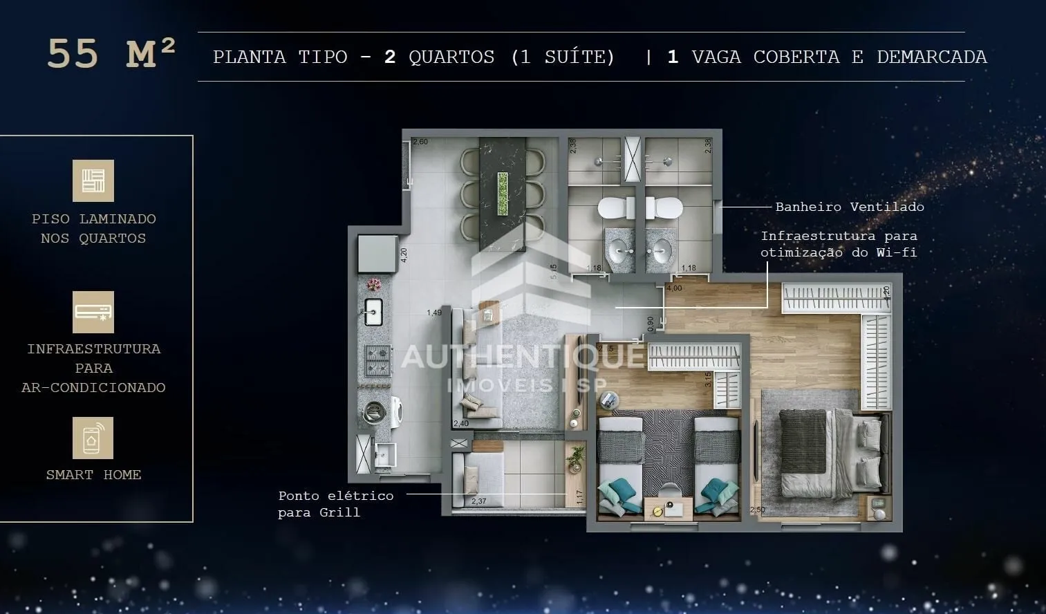 Imagem LIVING MAGIC RUDGE RAMOS SBC - Apartamento à venda em São Bernardo do Campo/SP